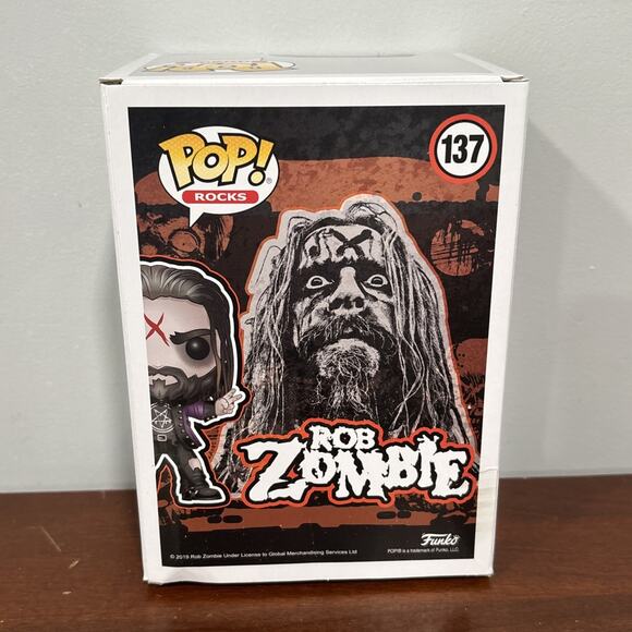 Funko Pop! Rocks Music Rob Zombie #137 - Picture 4 of 7